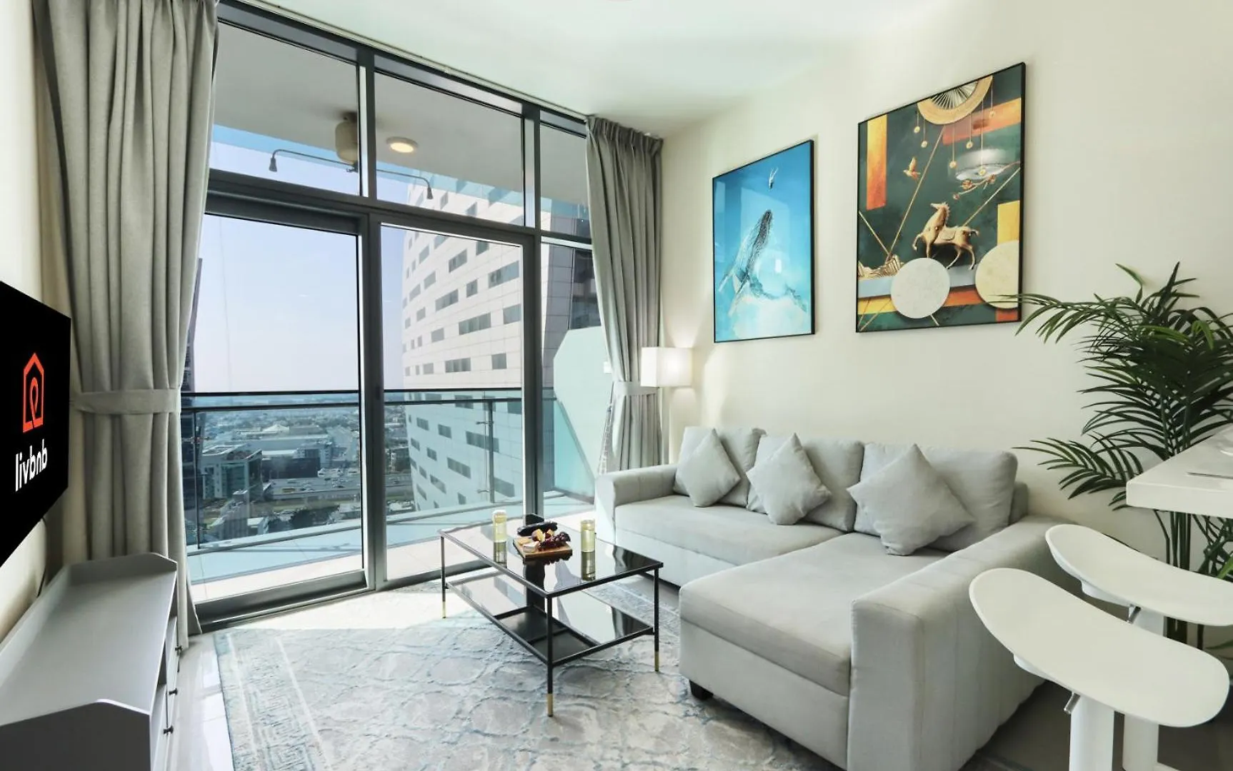 Livbnb Suites - Modern 1 Bed In Merano Tower Dubai Verenigde Arabische Emiraten